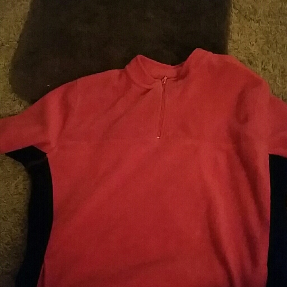 Pink and black sweater